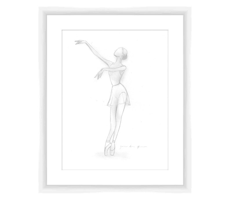 Set of 3 Ballet Sketches, PRINTABLE Wall Art, Balletprints, Wall Decor ...