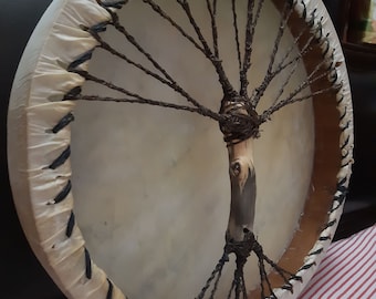 Native American Buffalo hide Shaman Medicine Yoga Meditation Custom made Celebration Ceremony events traditionally Ornament Gift handmade