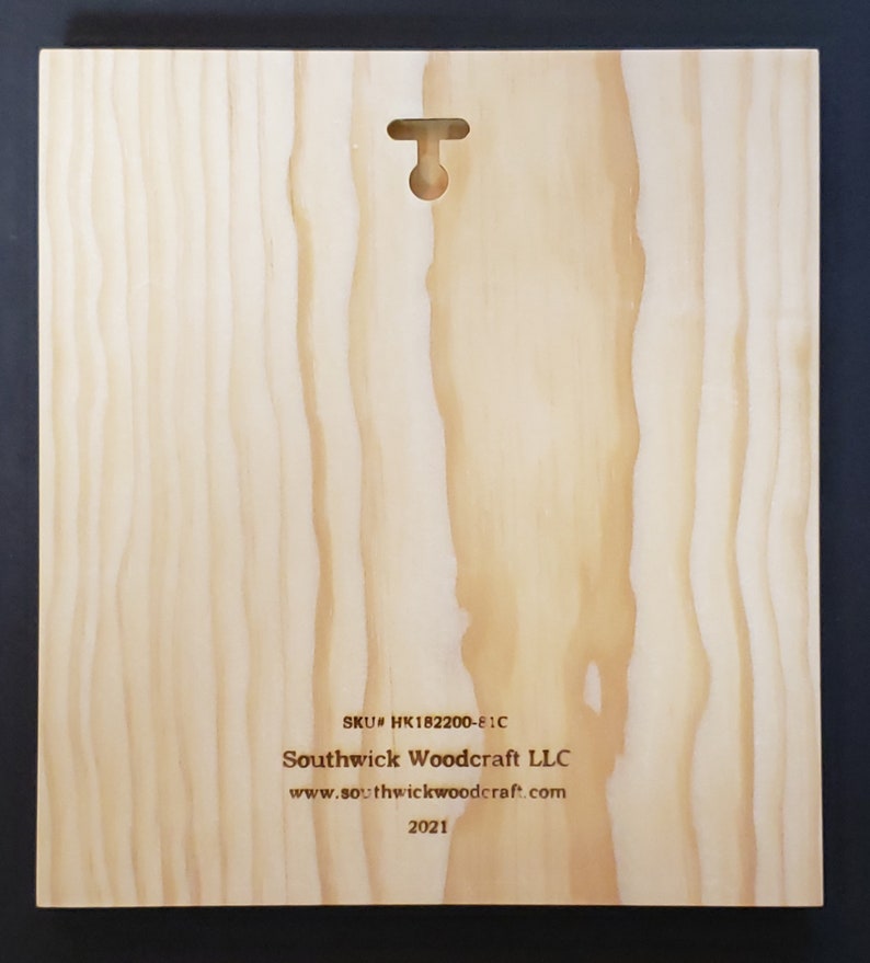 Laser Engraved and Hand Painted Wall Hanging With Quote From Helen