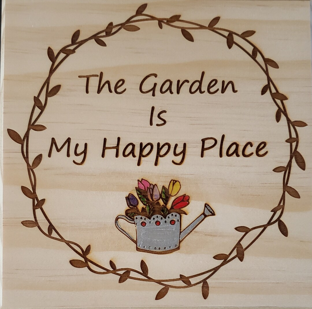 Laser Engraved and Hand Painted Wall Hanging on Clear Pine Etsy