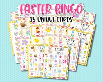 Easter Bingo Game (Class Set), Bingo, Easter Games, Spring Bingo Game