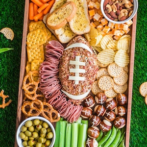 Football Charcuterie Board | Football Cheese Ball
