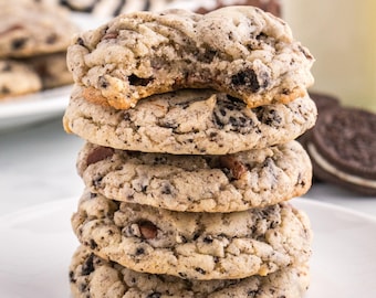 Oreo Cake Mix Cookies With Chocolate Chips | Easy Oreo Cookies in 20 Minutes