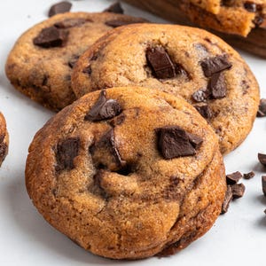 Chokladkakor med brunt smör | Recept på nötsmör | Mjuka, sega, frysvänliga