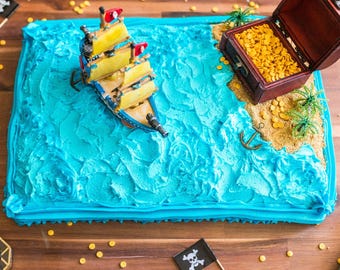 Pirate Cake | Printable PDF Recipe | Pirate Party Cake