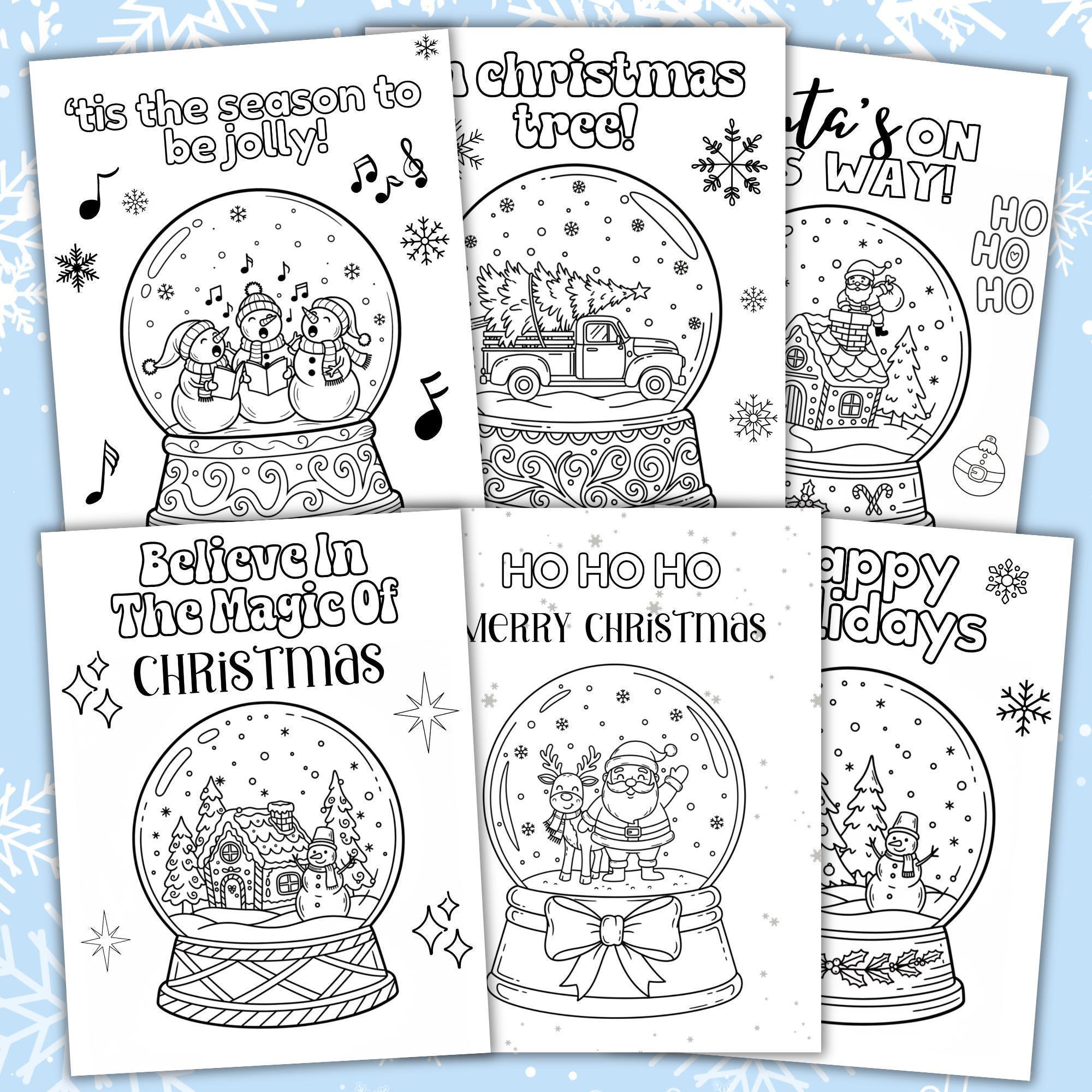 42 Discover Joy with These Easy and Fun Christmas Crafts for Kids! 29 Snow Globe Coloring Pages For Kids, Christmas Coloring Pages…