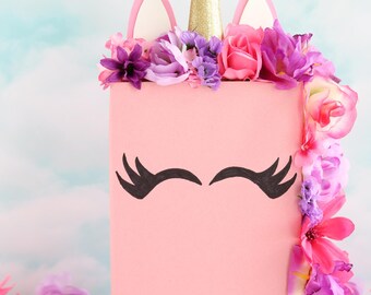 Unicorn Valentine Box | Printable Valentine Craft for Kids | Classroom Valentine Exchange DIY