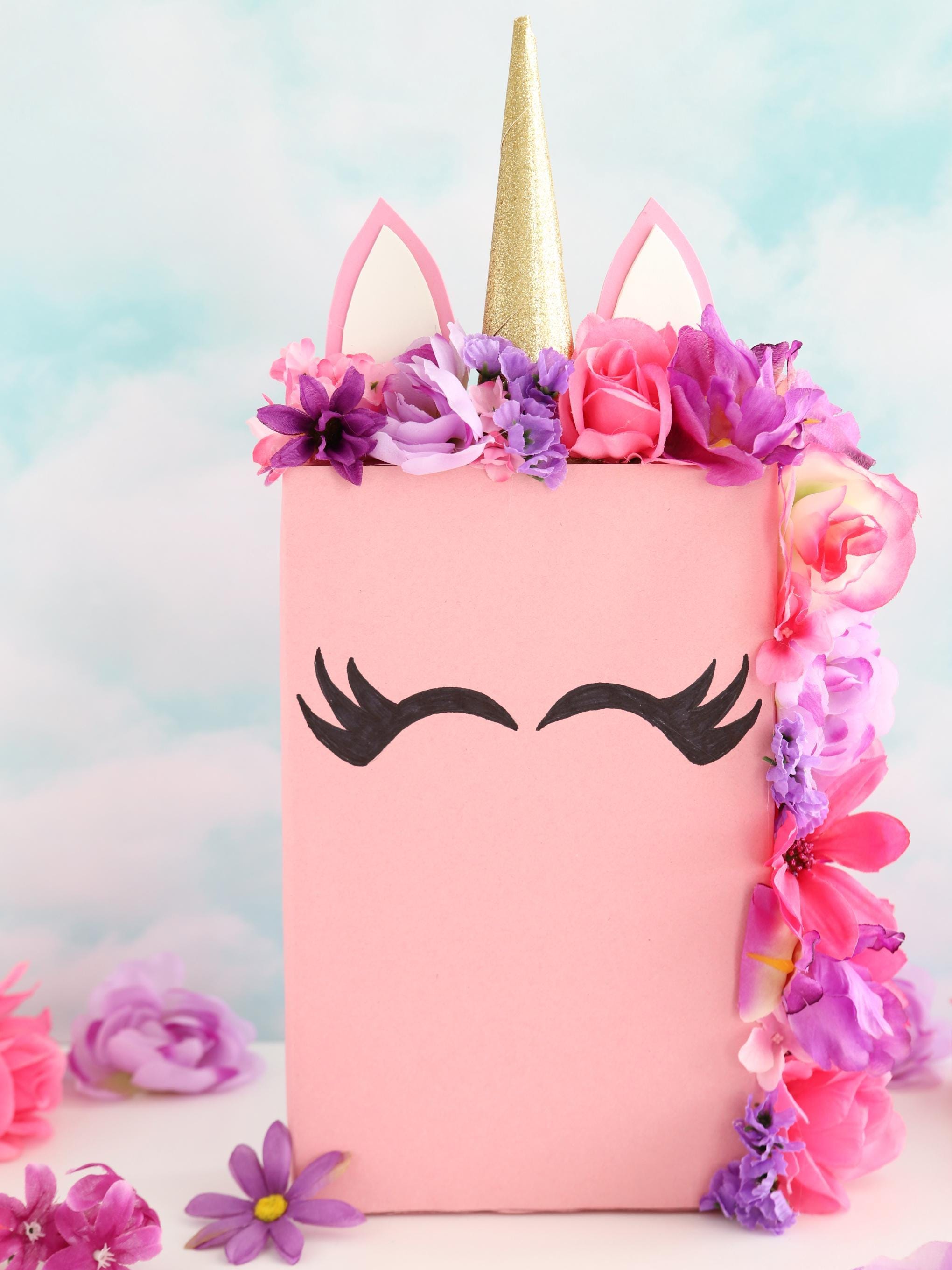 Unicorn Valentine Box Printable Valentine Craft for Kids Classroom…