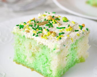 St. Patrick's Day Poke Cake | Kid-Friendly Festive Dessert | Easy DIY Treat