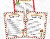 Christmas Elf Letter Editable Template: Holiday Printable Note and Surprise Ideas
