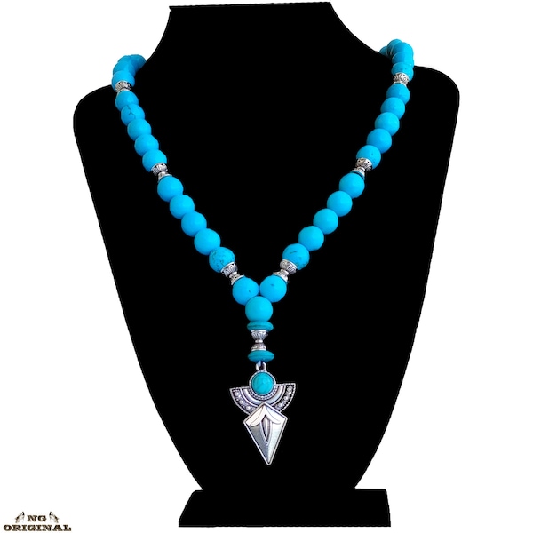 COLLIER AMÉRINDIEN TURQUOISE