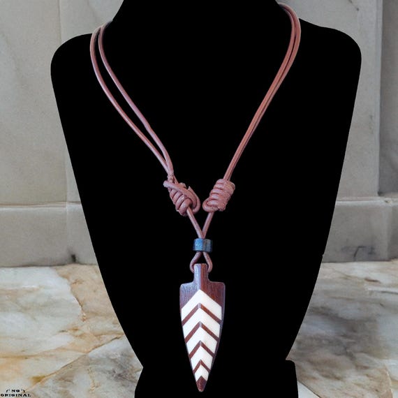 Navajo Bone Necklace | Handmade Spiritual Totem Pendant | Tribal Boho Jewelry for Men & Women | Shamanic Gift with Positive Energy