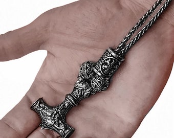 Viking ketting Mjölnir • Handgemaakt Thor-hanger • Spirituele Noorse sieraden • Unisex cadeau • Frankrijk