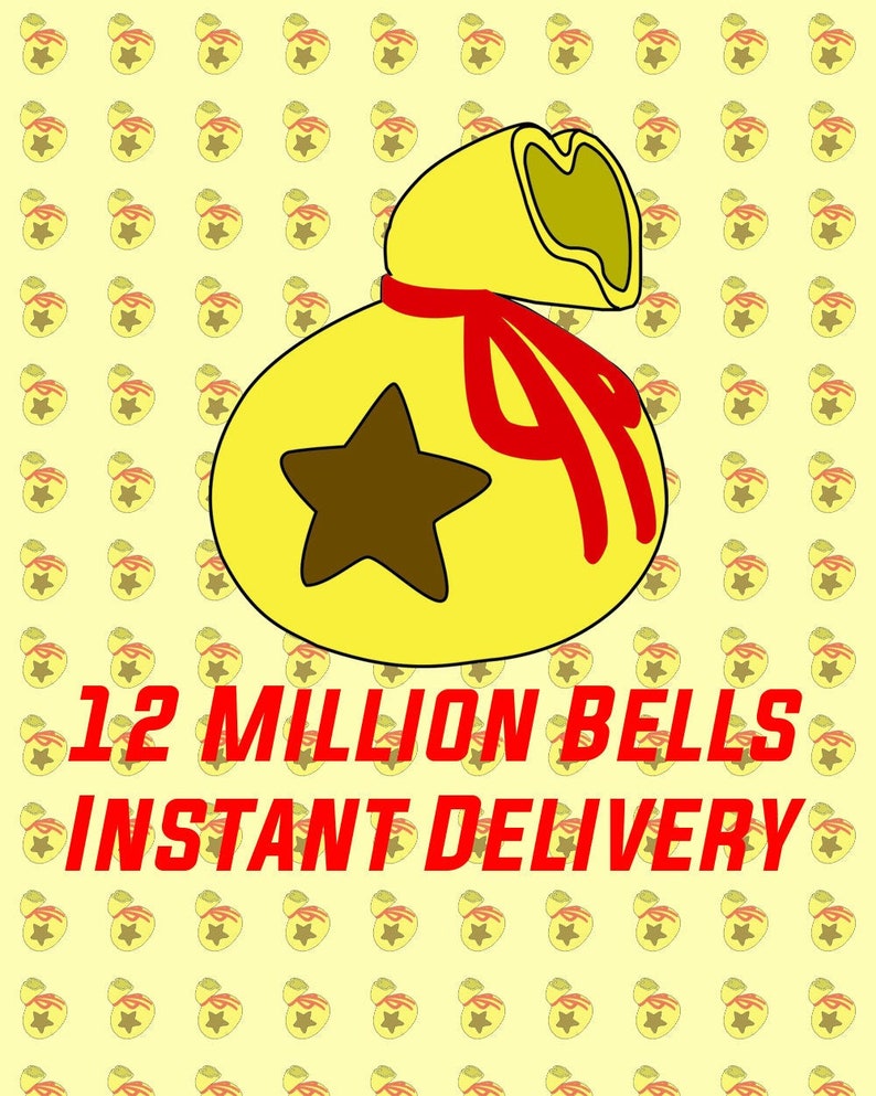 12 MILLION BELLS ACNH Animal Crossing New Horizons Bells Etsy