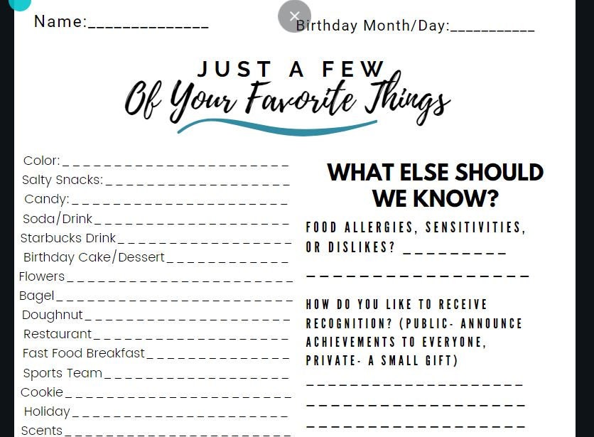 free-printable-employee-favorite-things-list