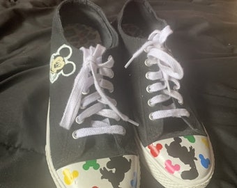 mickey mouse custom women's shoes