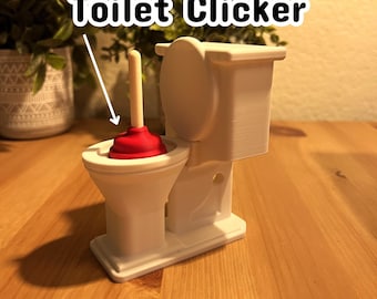 Toilet Clicker Fidget Toy | Clicker Fidget Toy | Fidget Desk Toy | ADD Fidget Toy | ADHD Fidget Toy | Desk Toy