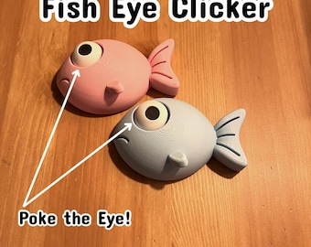 Fish Eye Clicker Fidget Toy | Clicker Fidget Toy | Fidget Desk Toy | ADD Fidget Toy | ADHD Fidget Toy | Desk Toy