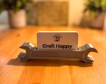 Wrench Business Card Holder | 3D Printed Mechanic Gift