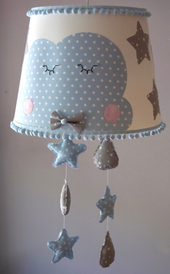 Home & Living Lamp Shades boys gray lampshade Hanging light for kids