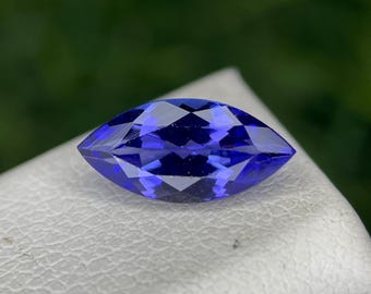 AAA Natural Royal Blue Tanzanite 4.80x10mm Marquise Cut 1.20Ct Faceted Loose Gemstone Jewelry
