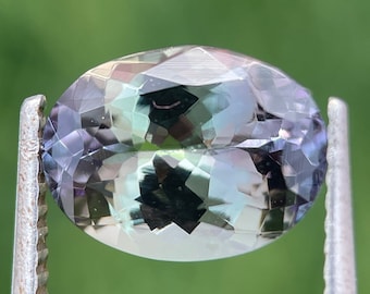 Rare Multi Color Zoisite Natural Tanzanite, 7x10mm 2.60 Ct Oval Cut Gemstone, December Birthstone