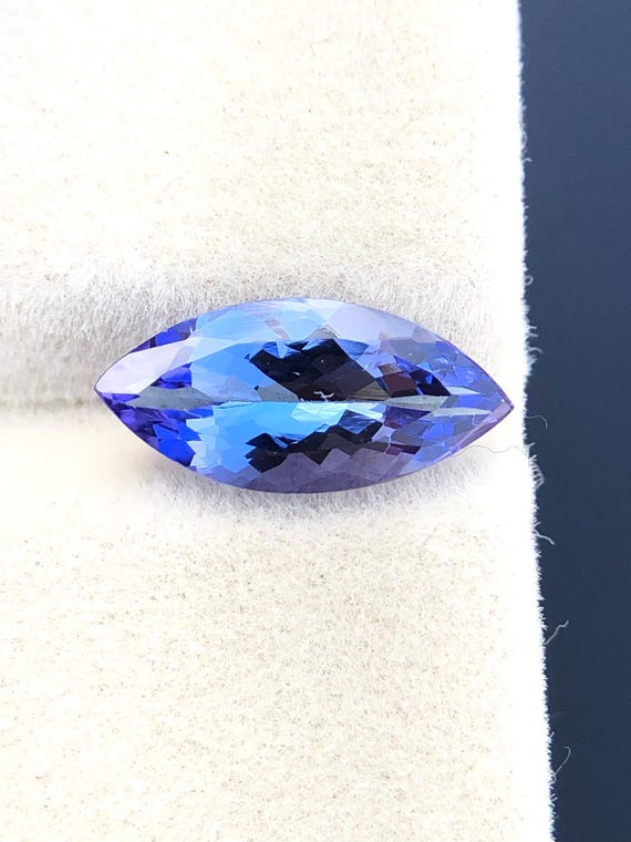 6 x 12 mm のマーキス天然タンザナイト、AAA ブルー ゾイサイト