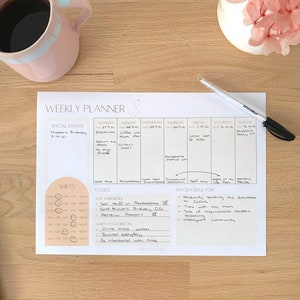 Nurse Weekly A4 Printable Planner image 1