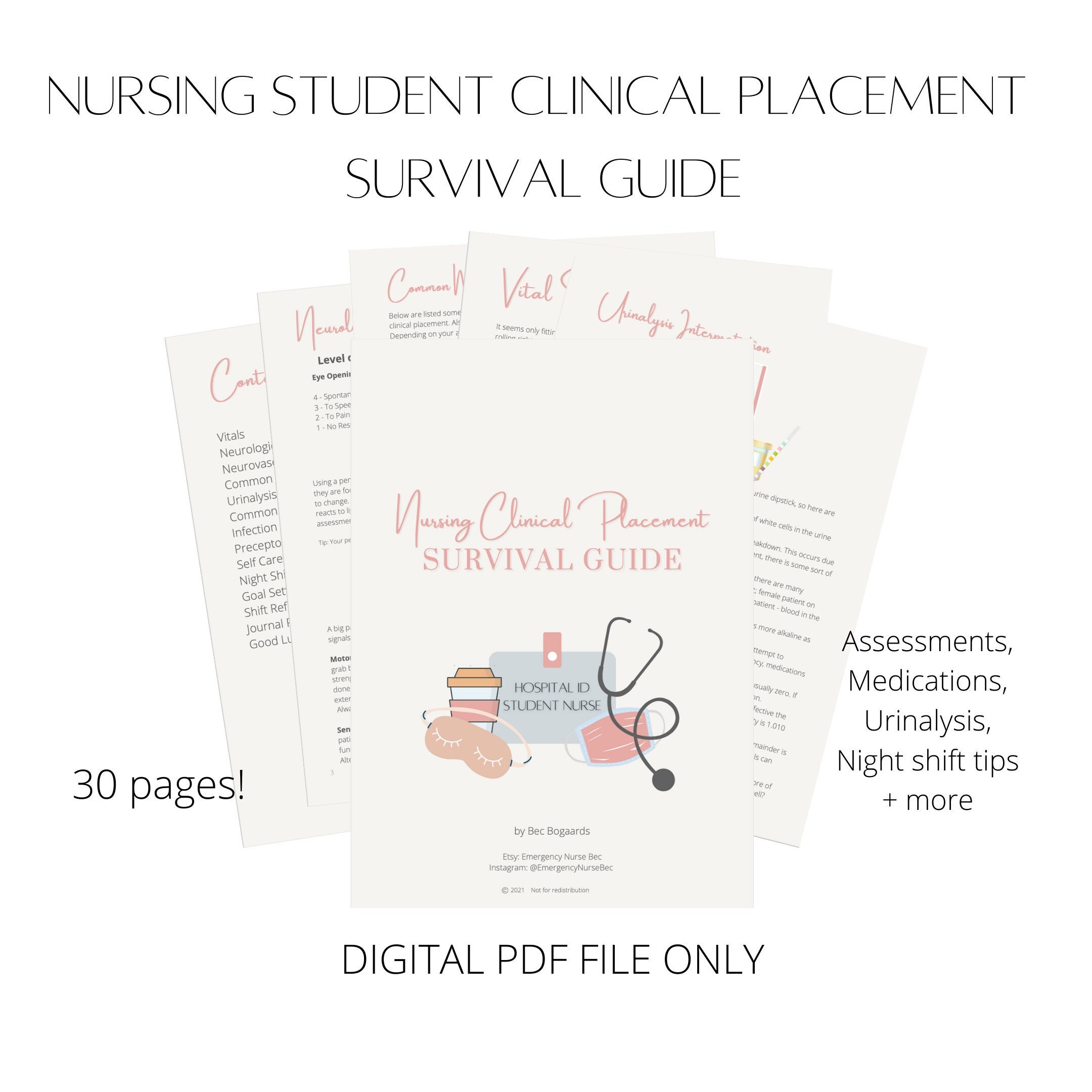 Complete Emergency Room Nursing Guide - Etsy