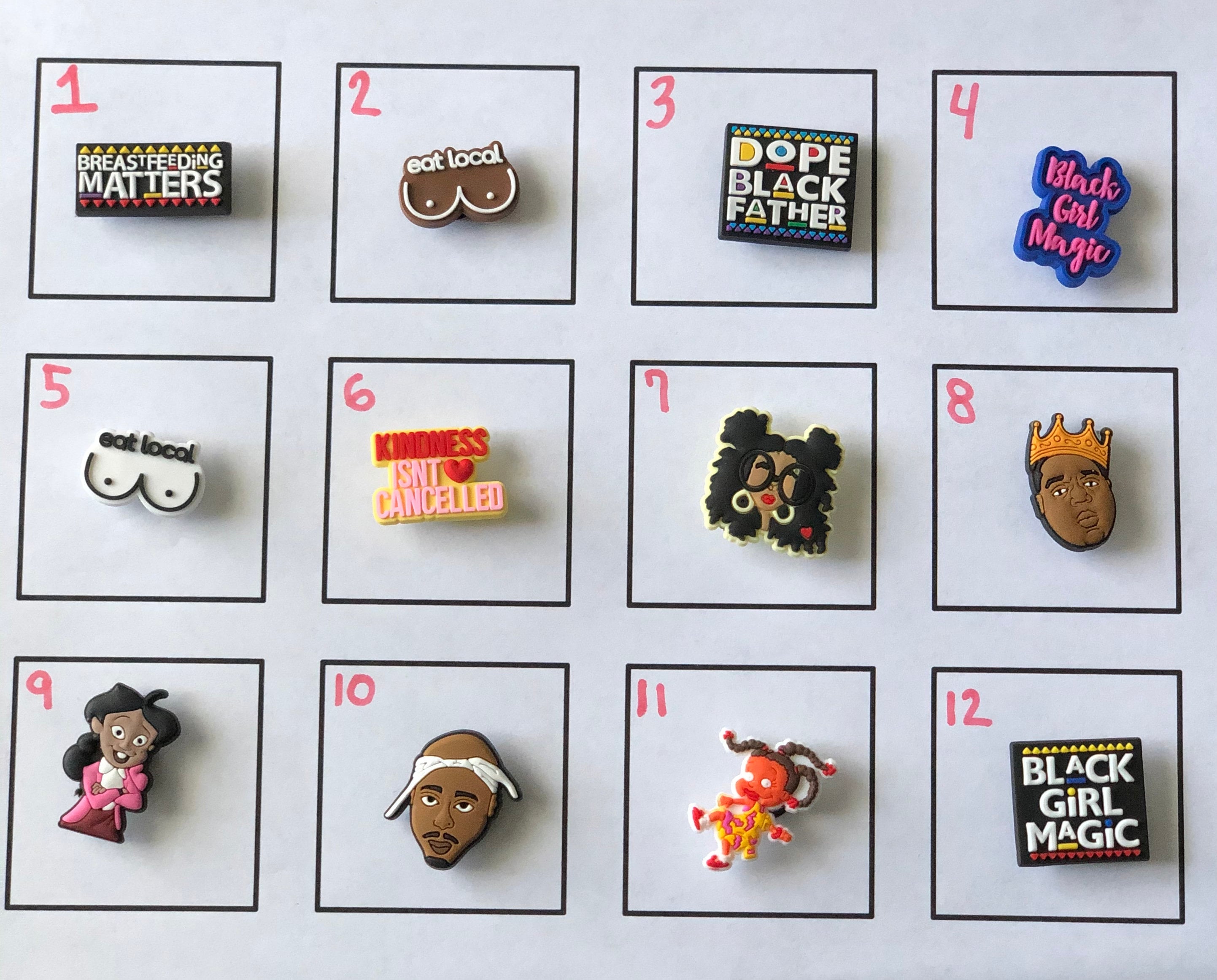 Black Owned Jibbitz Etsy Ireland
