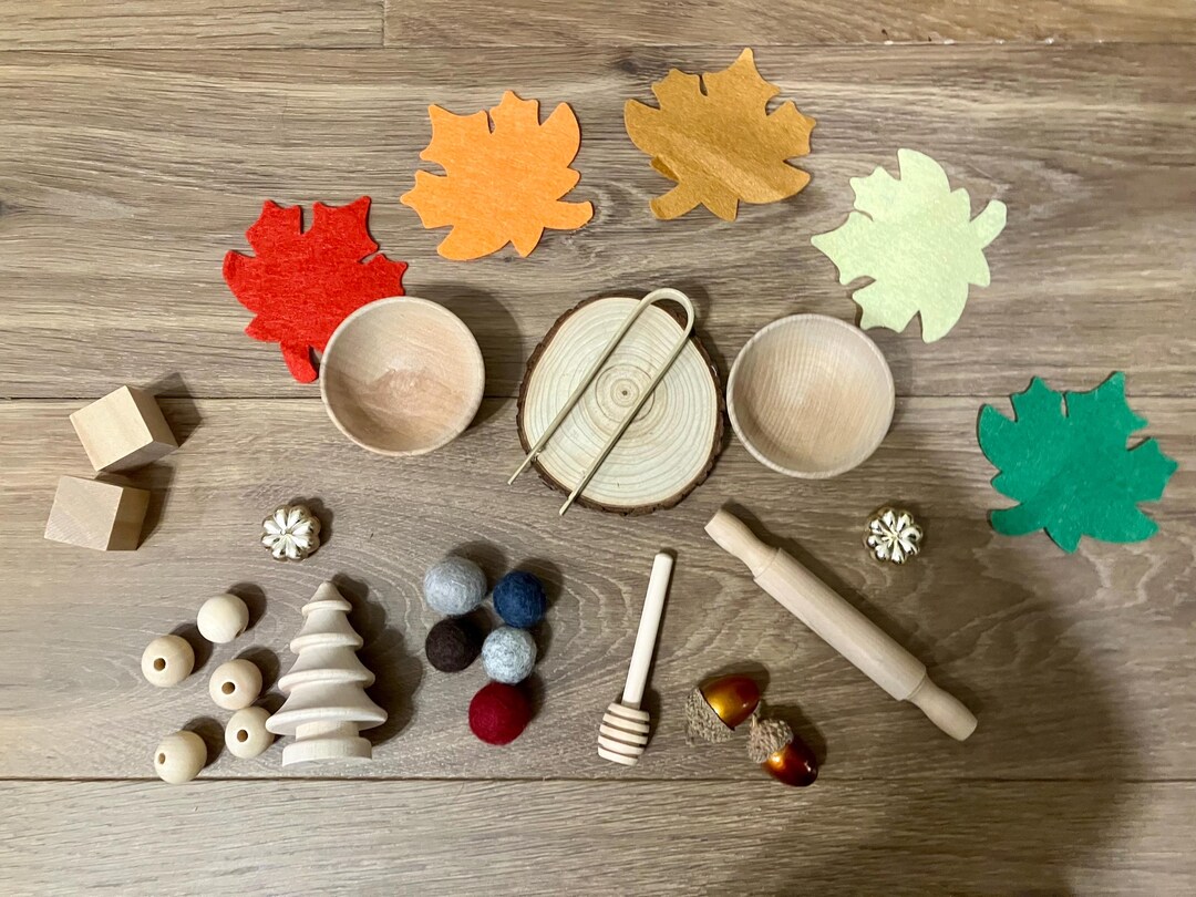 Seasons Themed Loose Parts | Open Ended Play | Montessori Play - Etsy
