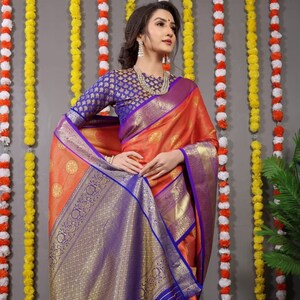 Premium Vichitra Fabric and Sequence 