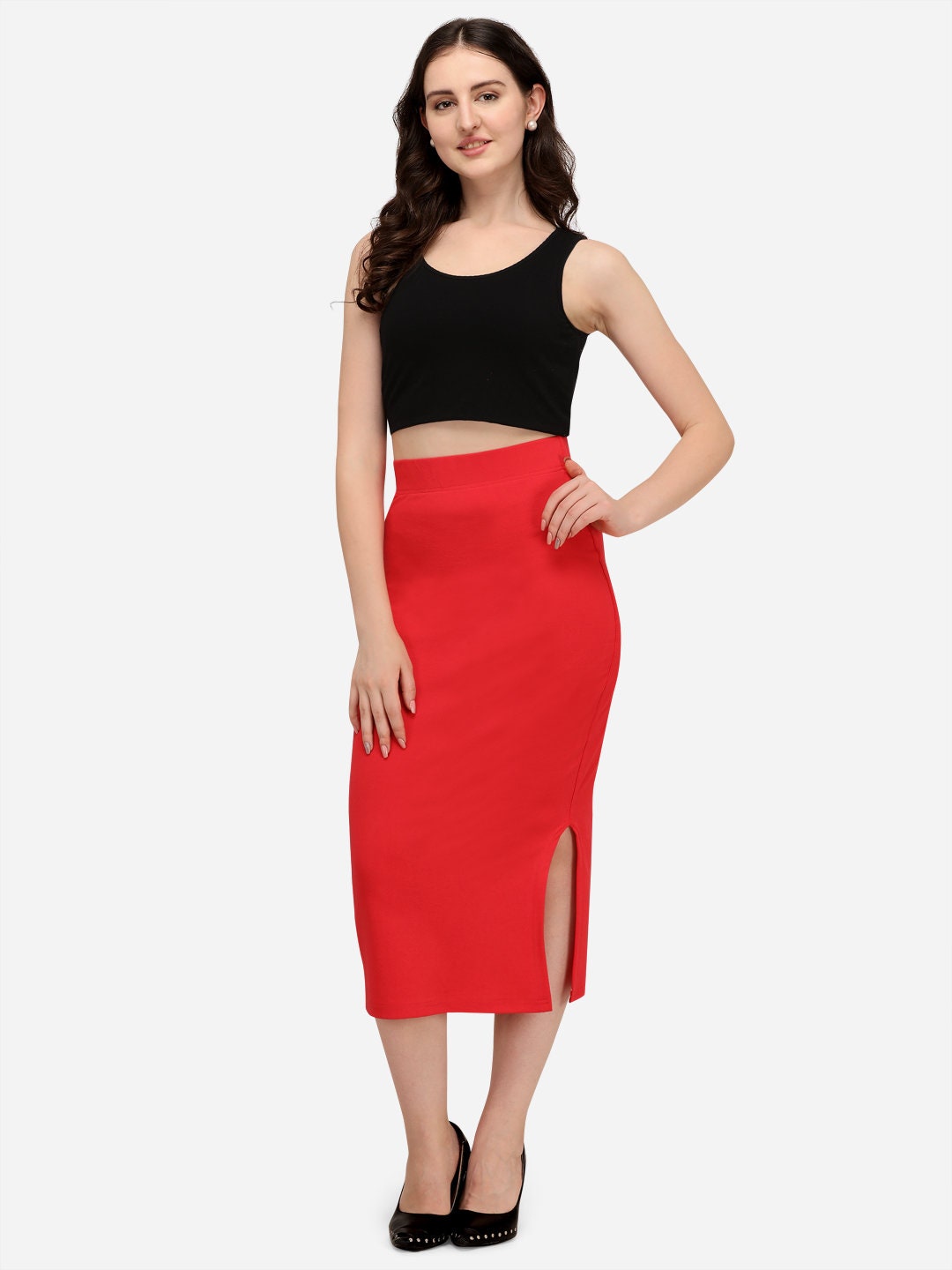 Shapewear Drawstring Mermaid Petticoat Stitched Lehenga Women Etsy