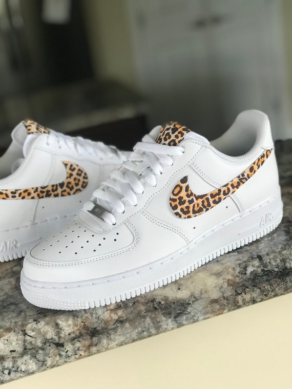 Nike Air Force One Custom Cheetah Print 