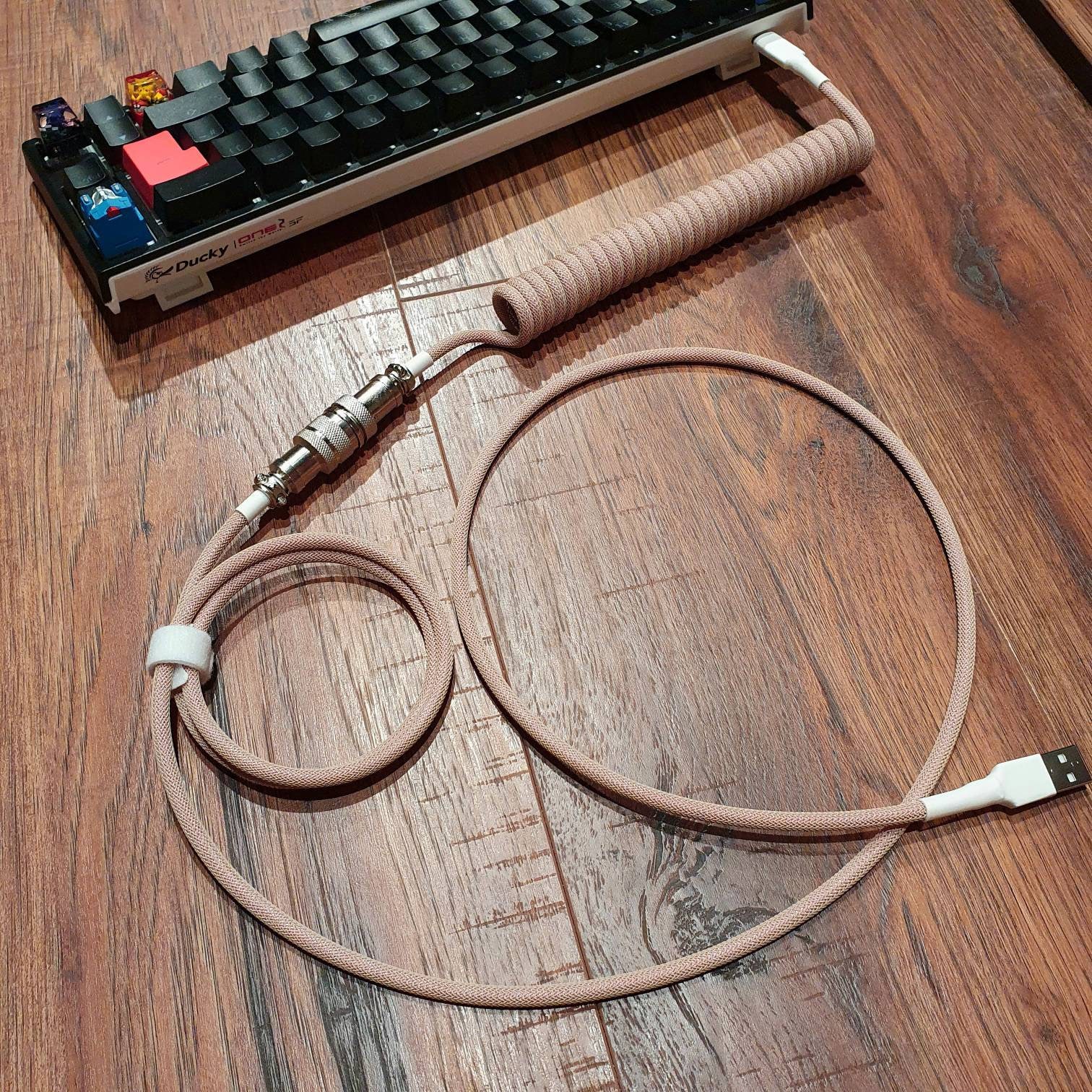 OLIVIA Custom Coiled Keyboard Cable USB C Cable for Mechanical Etsy UK