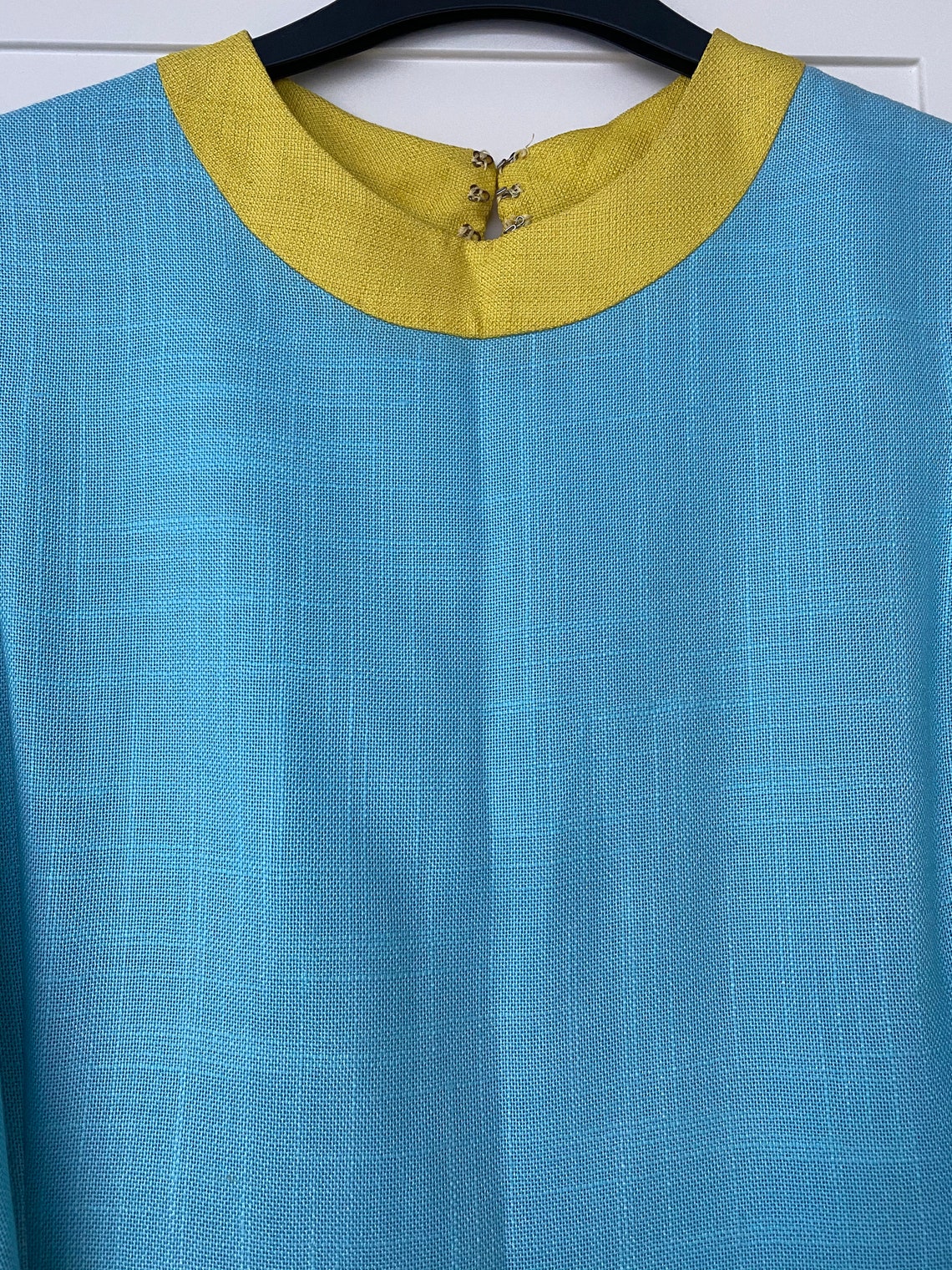1960s Vintage Aquamarine Dress - Etsy Sweden