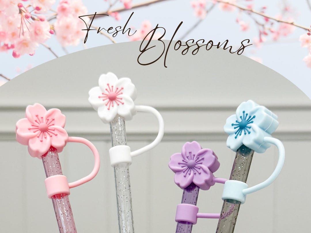 Stanley Straw Topper Stanley Cup Accessories Straw Cover Cute Straw Topper Flower Cute Drinkware - Etsy