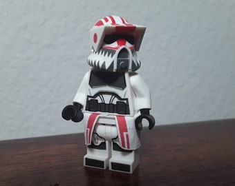 Niestandardowe, kalkomanie LEGO z żołnierzami ARF! (Hound, Boomer, 501st, Kamino)