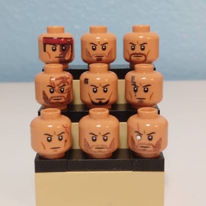 LEGO 2020 Style Clone Trooper Heads!- Decaled and Basic  [Please Read Description]