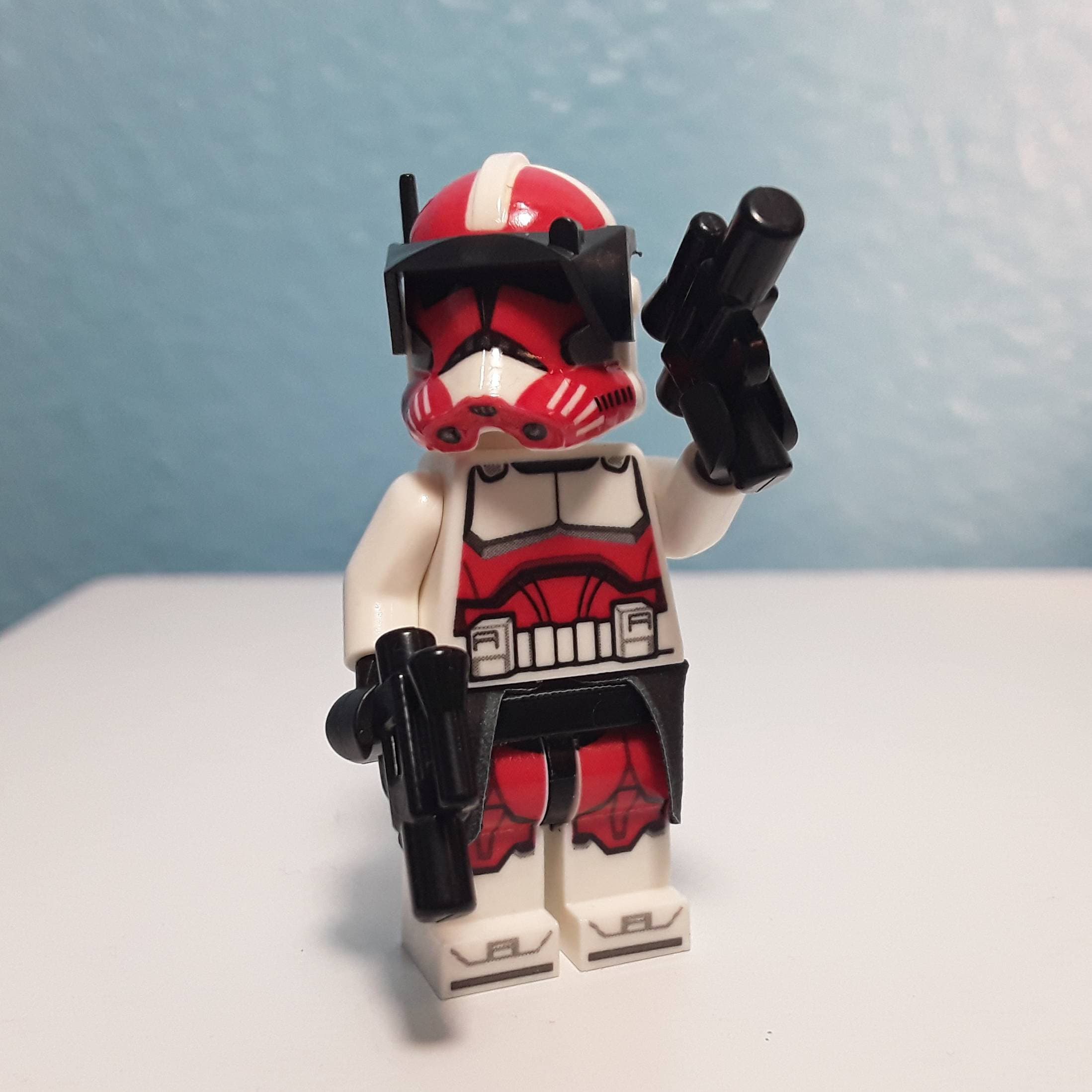 P2 Clone Commander Custom Decaled LEGO Minifigures type 1 Cody