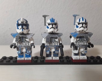 Clone ARC Trooper Custom Aufkleber LEGO Minifiguren! (Echo, Fives, Jesse, Basic, BF2)