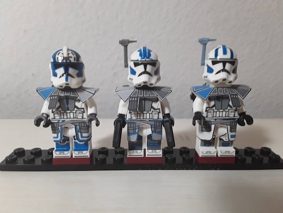 Clone ARC Trooper Minifigure LEGO con decalcomanie personalizzate Echo,  Fives, Jesse, Basic, BF2 -  Italia