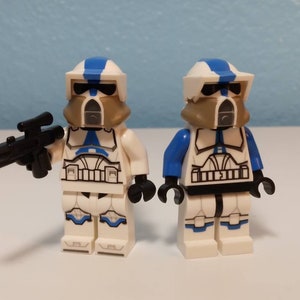 ARF Trooper Custom Decaled LEGO Minifigures! (Hound, Boomer, 501st, Kamino)