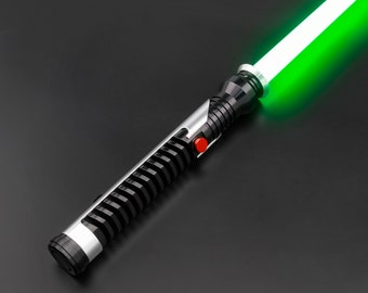 Sable de luz personalizado de Qui-Gon Jinn (¡Muy preciso!)