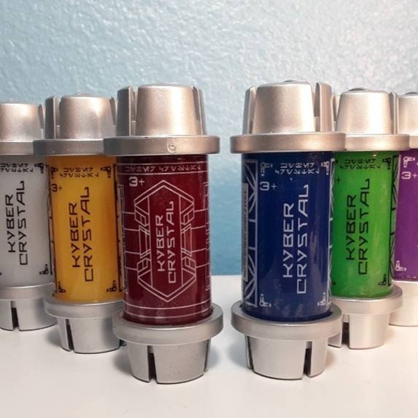 Star Wars: Galaxy's Edge EMPTY Kyber Crystal Canisters - Choose Your Color!