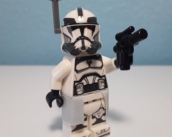 Minifiguras LEGO personalizadas de soldado clon de Battlefront 2 (212.º Batallón, 104.º Wolfpack, 327.º Cuerpo Estelar)