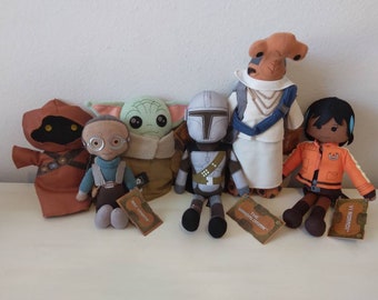 New Toydarian Toymaker Plush Dolls! (The Mandalorian, Grogu, Rey, Vi Moradi, Dok-Ondar, Jawa, etc) - Star Wars Galaxy's Edge