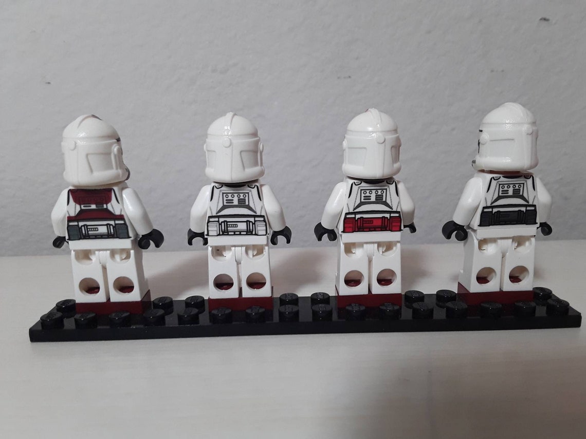Clone Trooper Custom Decaled LEGO Minifigures Shock 91st | Etsy