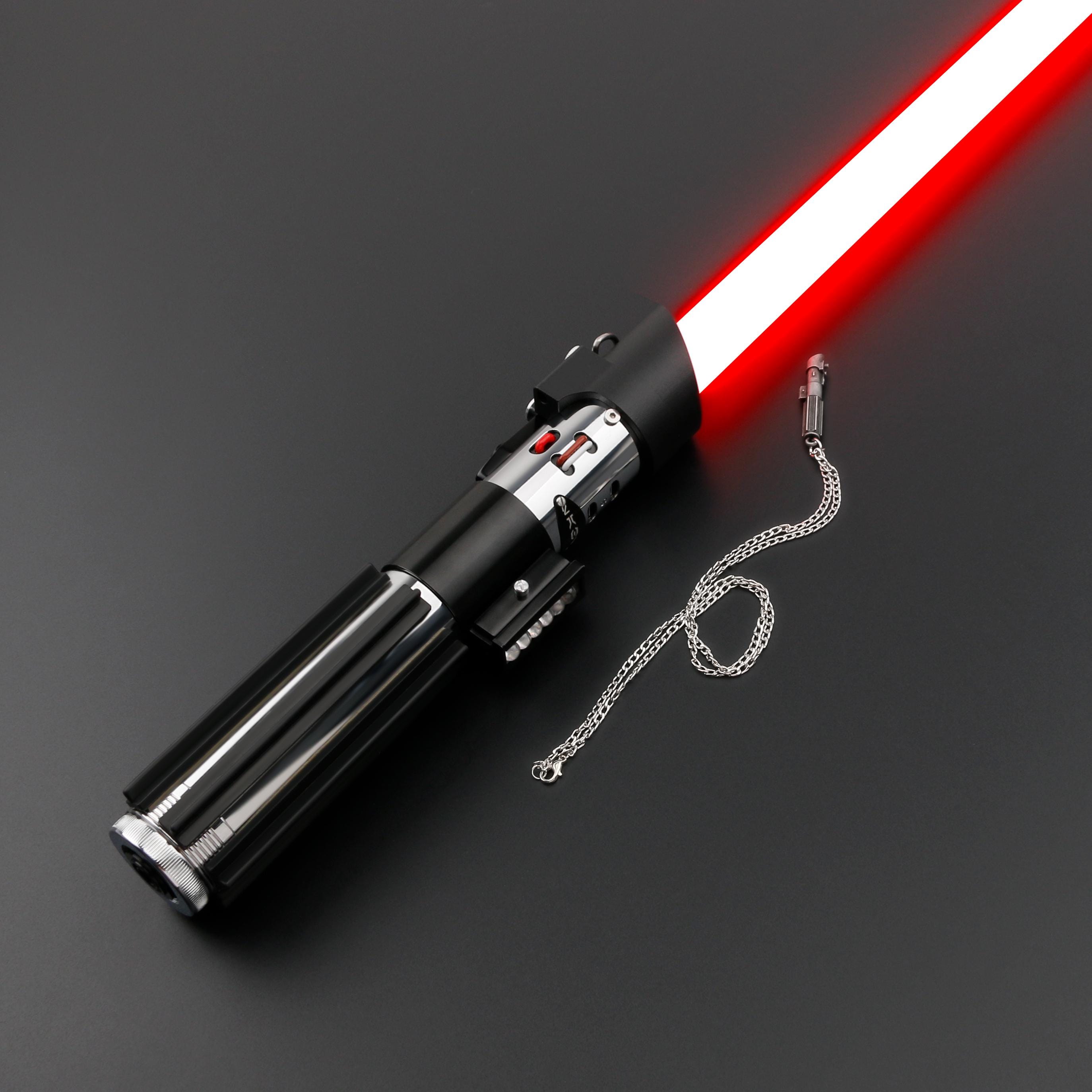 Darth Vader Lightsaber Hilt Metal Charm Necklace or Keychain - Etsy