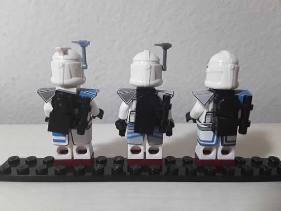 P2 Clone Commander Custom Decaled LEGO Minifigures type 1 Cody